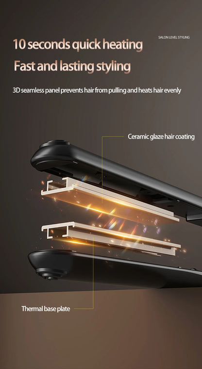 Hot Comb Straightener Curler Dual Purpose, Negative Ion Essential Oil Hair Care Professional And Safe Hairdressing Equipment