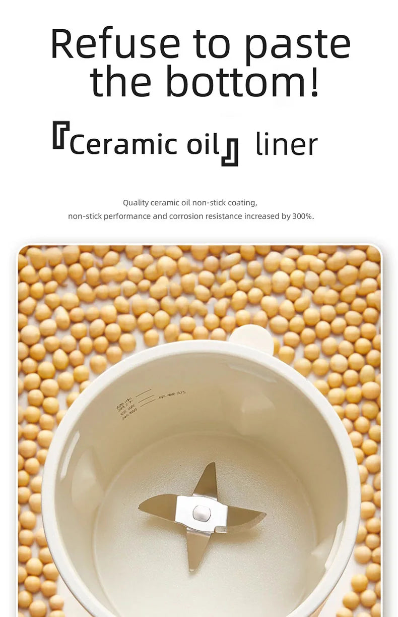 350ml Mini Soy Milk Machine Electric Juicer Blender Multifunctional Wall Breaking Machine Soybean Milk Maker Breakfast Machine.