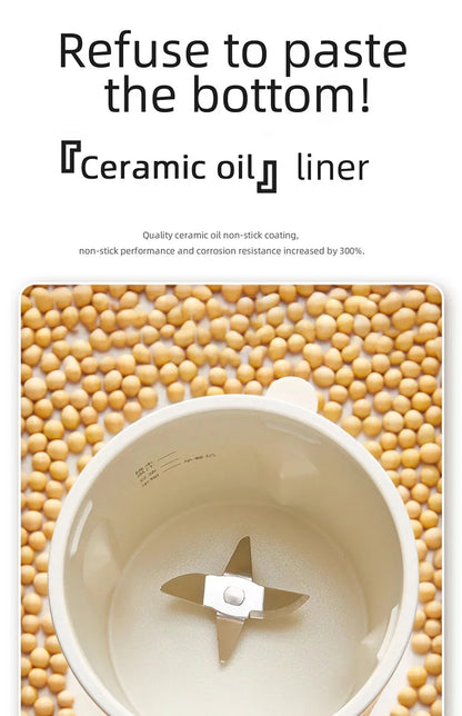 350ml Mini Soy Milk Machine Electric Juicer Blender Multifunctional Wall Breaking Machine Soybean Milk Maker Breakfast Machine.