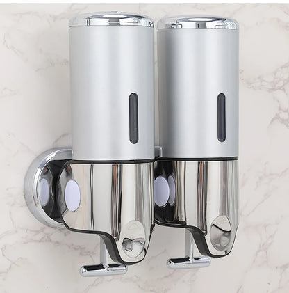 Badezimmer wandmontierter manueller Flüssigseifenspender Seifenspender Shampoo-Spender Hotelbad/WC-Zubehör