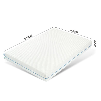 Tribesigns-Matratze, Kalschaummatratze, 200 cm, mittelfeste 7-Zonen-H3-Matratze mit atmungsaktivem, waschbarem Bezug, 20 cm hoch,