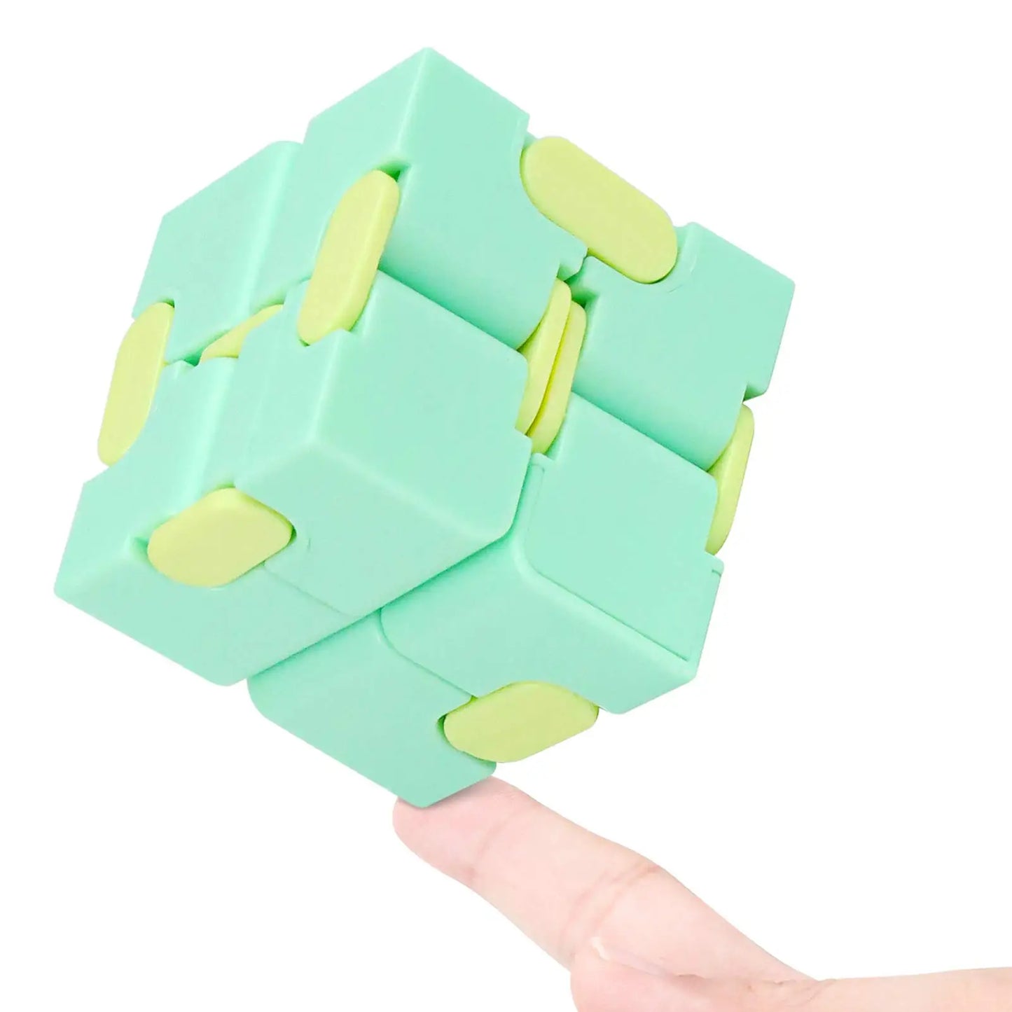 Infinity Cube Fidget Sensory Toy Mini Puzzle Cube Toy Stress Anxiety Relief Magic Puzzle Flip Toy for ADHD Autistic Kids Adult.
