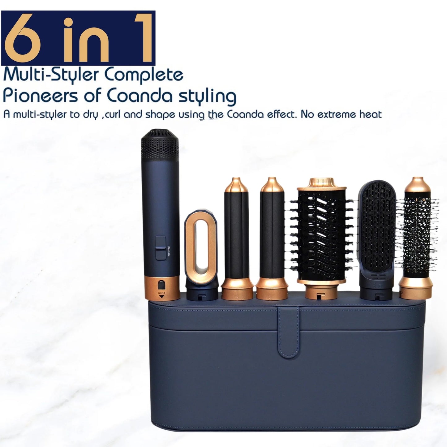 6 In 1 Multi Styler New Design Hair Dryer For Hair 6 in 1 hair styler With Curling Barrel Hot Air Brush Styling Tool MultiStyler