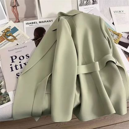 Blazer für Damen, Frühling und Herbst, neu in der Oberbekleidung, Bürodame, modische Blazer, lockere Passform, Damenbekleidung, Mäntel, Damenjacke.