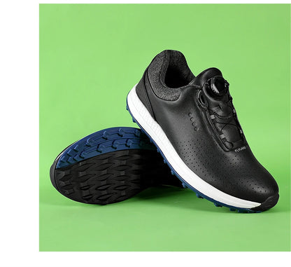 Breathable Luxury Golf Shoes Men Comfortable Outdoor Spikeless Golf Sport Training Sneakers Non-Slip Waterproof Walking Footwear.