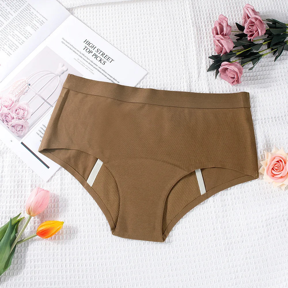 Women's Cotton Breathable Period Panties Leak Proof Health Seamless Briefs Soft Underwear  During Periods Dropshipping.