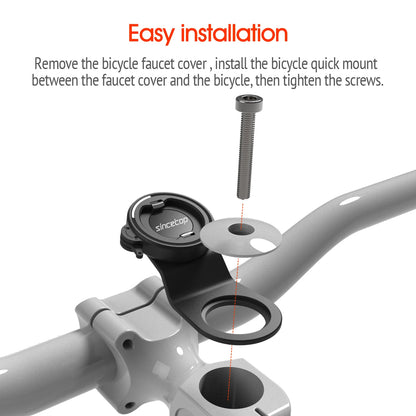 Bike Stem Phone Mount,Mountain Bicycle Phone Holder,Universal Aluminum Handlebar Cell Phone Cycling MTB Quick Attach/Detach.