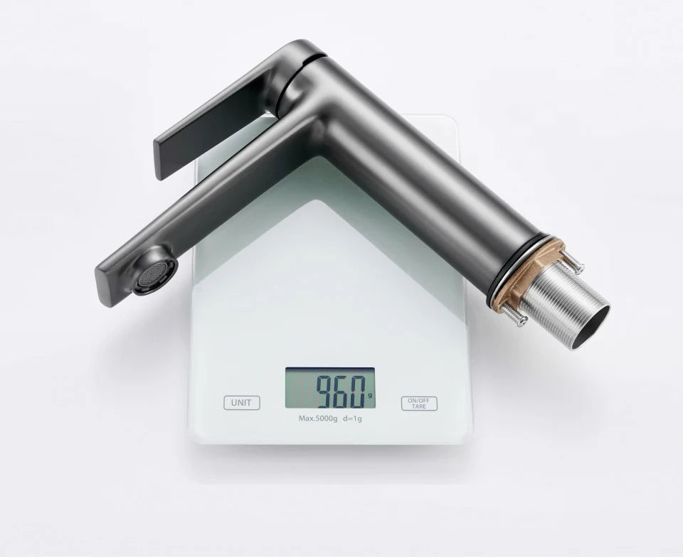 VGX Bathroom Faucets Luxury Gold Basin Mixer Sink Faucet Gourmet Washbasin Tapware Hot Cold Water Tap Brass Chrome Black Grey