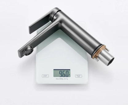 VGX Bathroom Faucets Luxury Gold Basin Mixer Sink Faucet Gourmet Washbasin Tapware Hot Cold Water Tap Brass Chrome Black Grey