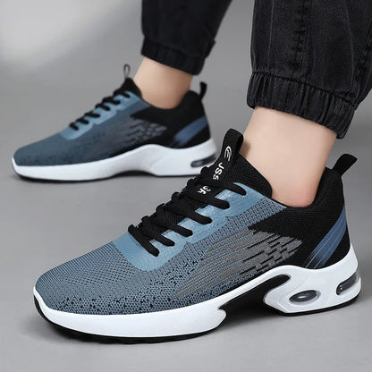 Plus Size 39-45 Shoes for Men Spirng Autumn Fashion Soft Sole Sports Casual Style Running Shoes Lace Up Comfortable Sneakers.