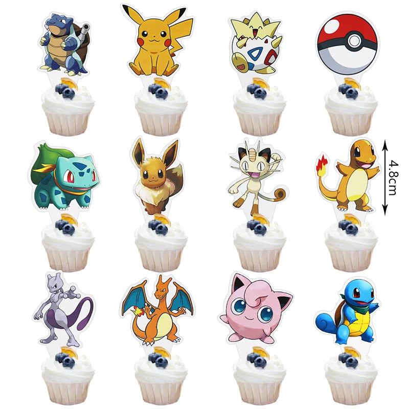 Pokemon Geburtstag Party Dekoration Neue Ligntning Pikachu Ballon Kid Event Liefert Einweg Geschirr Banner Hintergrund Platte