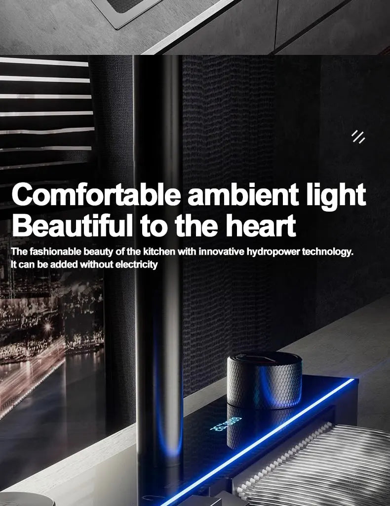 Extra Thick 5.0mm Kitchen 304 Sink, Whale Sink, Stainless Steel Large Single Sink, Waterfall Sink, Thickened Dish Sink