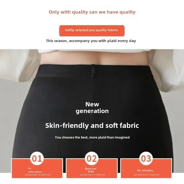 Hoch taillierte, dünne Leggings aus Modal-Baumwolle, Übergröße, Sicherheitshose, elastische Oberbekleidung, Leggings mit mittlerer Taille für Damen.