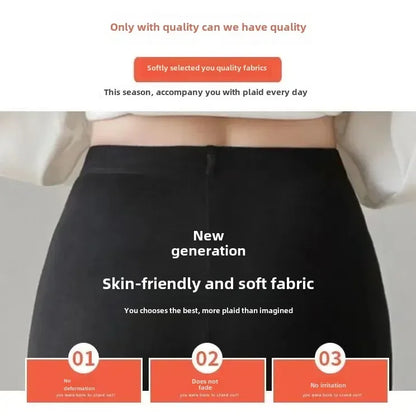 Hoch taillierte, dünne Leggings aus Modal-Baumwolle, Übergröße, Sicherheitshose, elastische Oberbekleidung, Leggings mit mittlerer Taille für Damen.