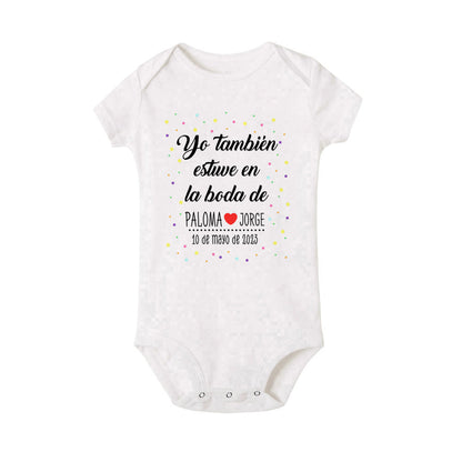 Personalisierter Baby-Body „I Also Attended The Wedding“, individueller Name, Baby-Overall, Hochzeit, Kleinkind, Kleinkind, Junge, Mädchen, Strampler, Outfits.