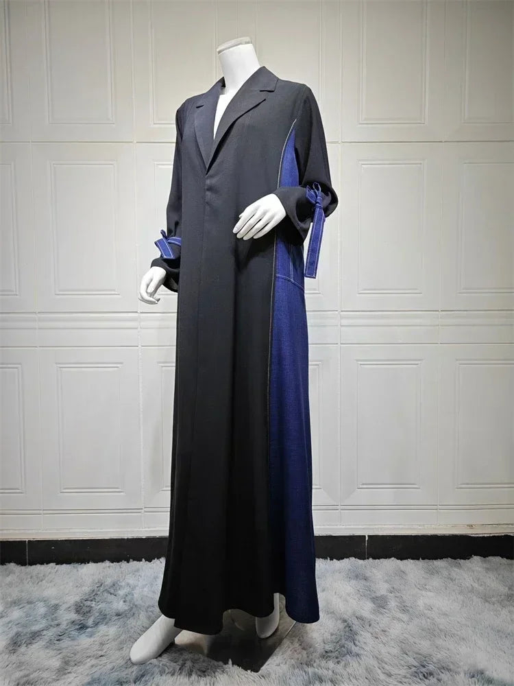 Ramadan Eid Open Muslim Kimono Abaya Damen Dubai Luxury Kebaya Prayer Clothes Abayas For Women Arabic Kaftan Dress Islam Robe.