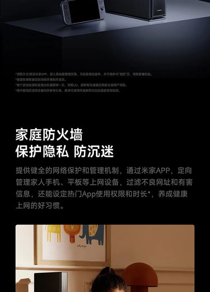 Xiaomi Router BE6500 Pro Wifi 7 Hub Gateway IPTV 2.5G Ethernet Port 1GB Large Memory OFDMA IPV6 WPA3 Repeater Signal Amplifier