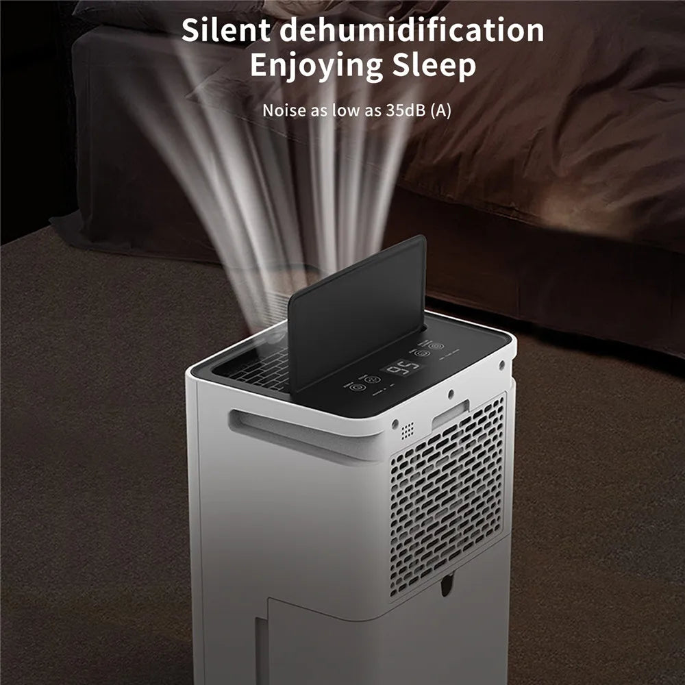 3.2L Household Dehumidifier Moisture Absorbent Desktop Air Dryer Drying Machine Electric Absorber Bedroom Kitchen LED Display.