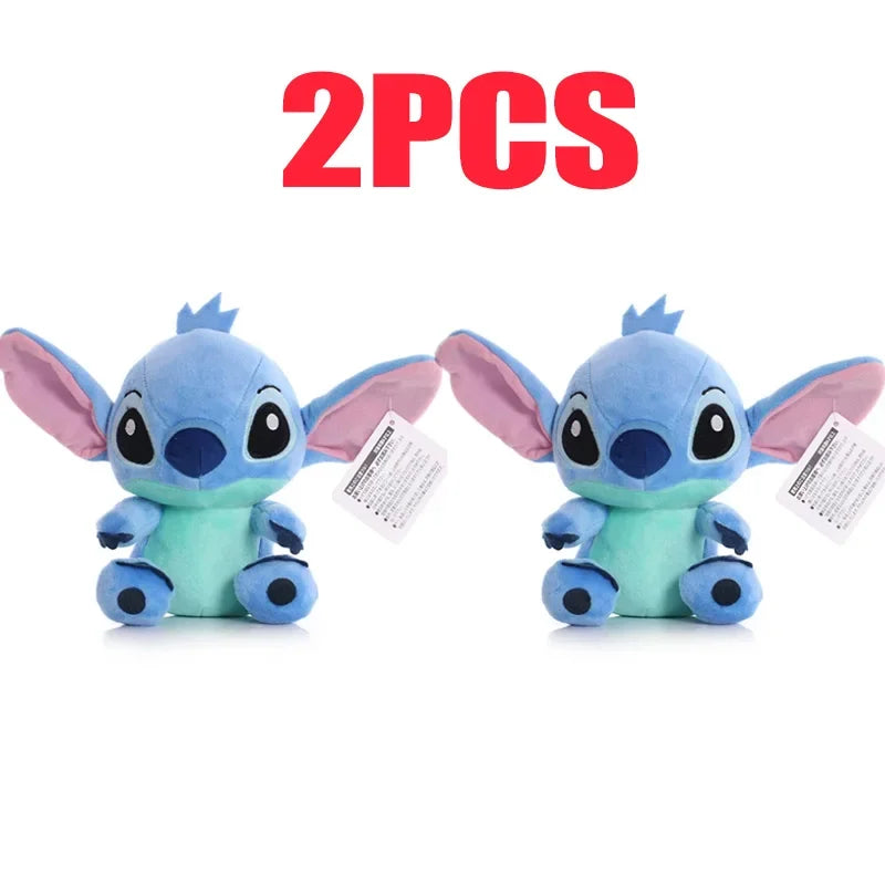 20cm Original Plush Stitch Baby Movie Cartoon Model Doll Children Action Figures Stuffed Toys Pendant Gifts