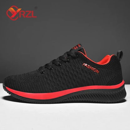 YRZL Sneakers Men Running Shoes Lightweight Sport Shoes Classical Mesh Breathable Casual Shoes Fashion Man Sneakers.