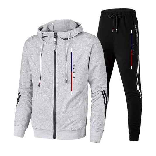 Fashion Men's Tracksuit Autumn Winter Casual Quality Pullover Single Sweatshirt Hoodies Sweatpants Sports Outdoor Daily Clothing.