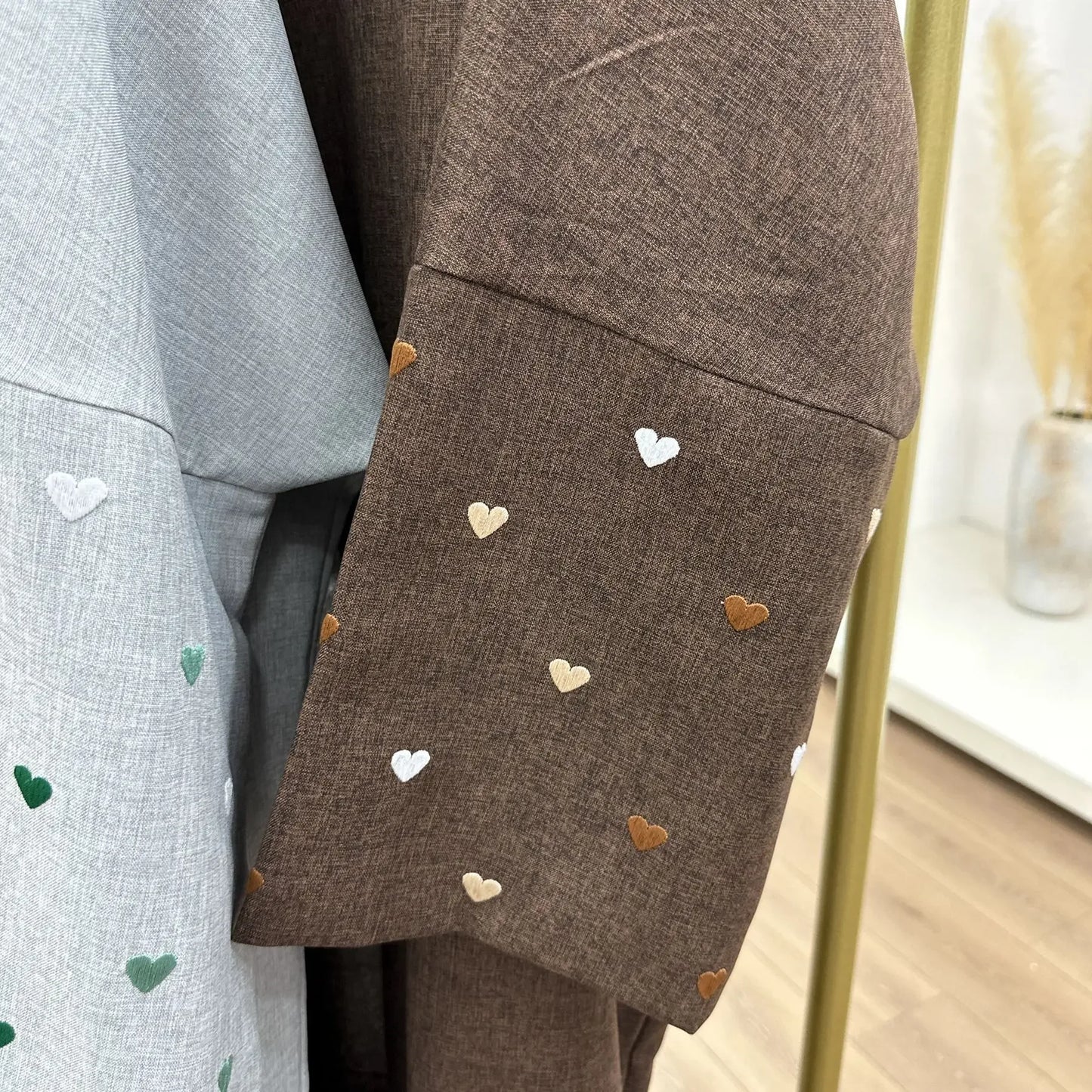 2025 Ramadan Eid Open Butterfly Moon Heart Modest Kimono Abaya Dubai Turkey Muslim Dress Abayas for Women Kaftan Kebaya Caftan