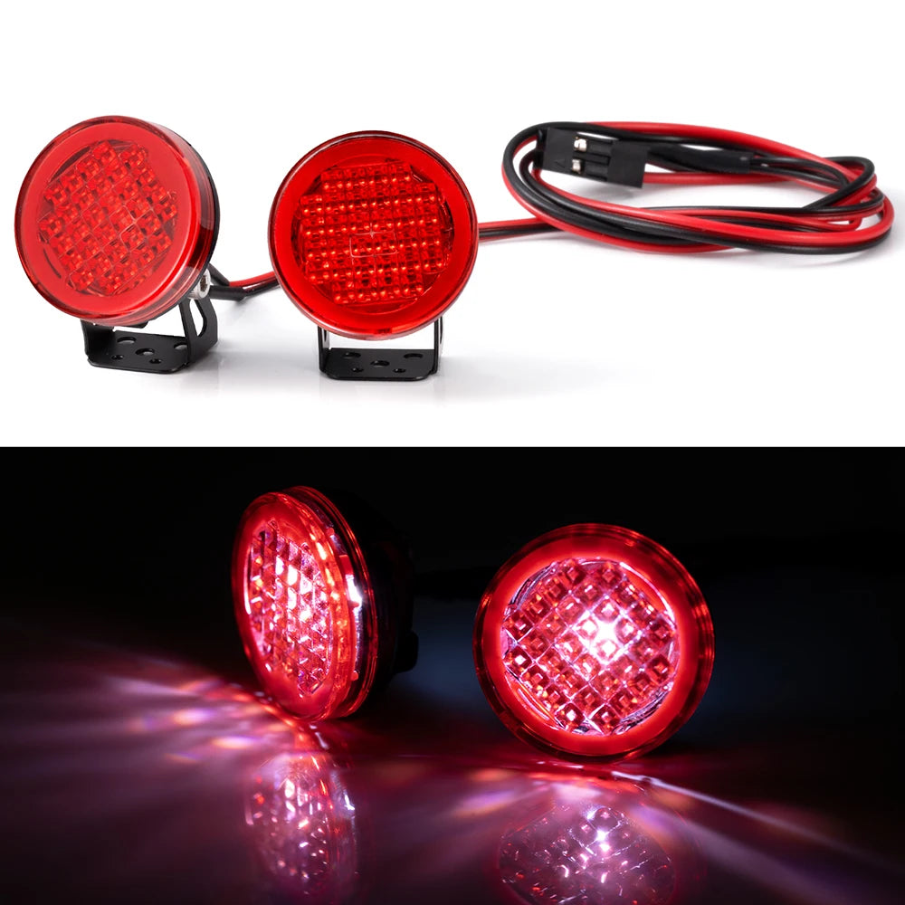 AXSPEED 1Set LED Lights Headlights Spotlight for TRX-4 TRX-6 Axial SCX10 90046 Wraith 1/10 RC Car Decoration Parts Accessories