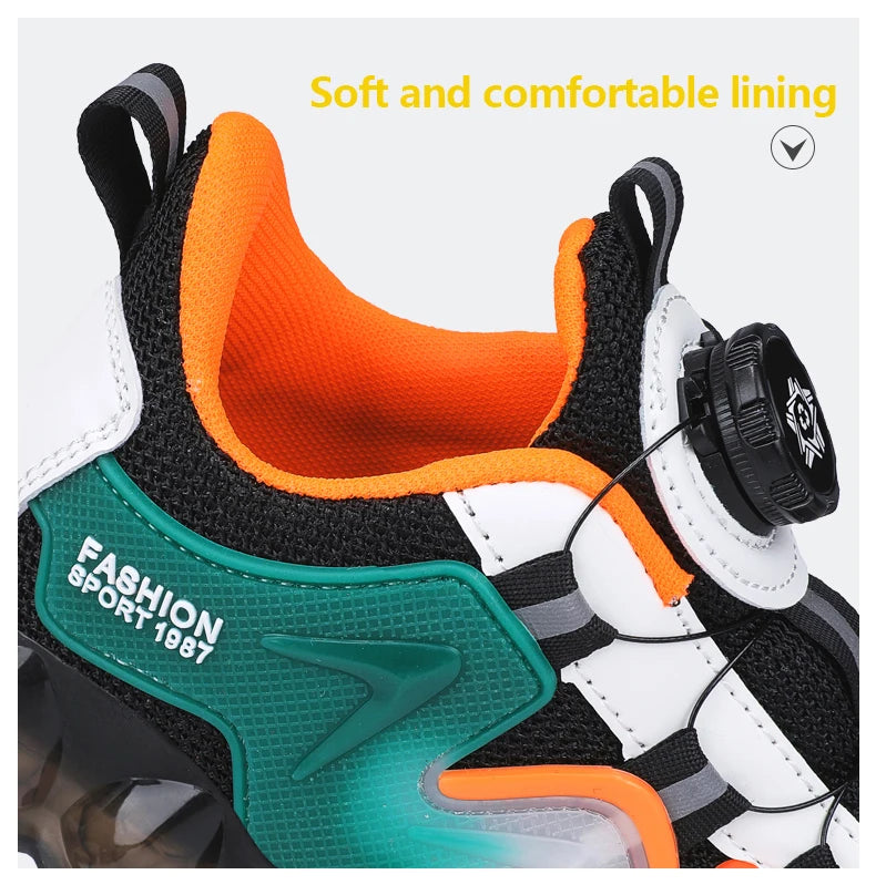 Kids Running Shoes Mesh Breathable Casual Sneakers for Children Lightweight Sport Shoes Boys Girl Non-Slip Pink Outdoor.