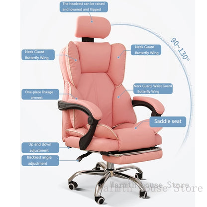 Neuer Gaming-Stuhl mit Fußstütze, zum Anheben des Spiels, hochwertiger ergonomischer Stuhl, Wohnmöbel, Büro-Computerstuhl, Gamer-Stuhl