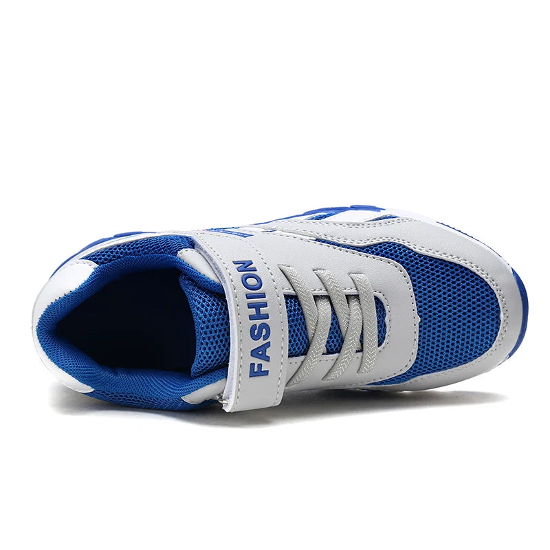 Breathable Summer Kids Sport Shoes 5-16Years Old Boys' Non-Slip Running Sneaker for Children Comfortable School Walking Footwear.