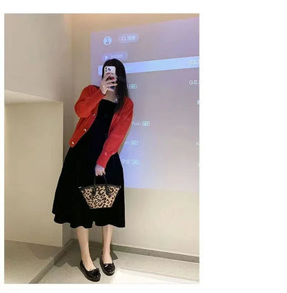 Ballerina Women's Flat Shoes Comfort Non-slip Ladies Loafers Leather Flats Elegant Bowknot Women's Single Shoes Mother's Shoes.