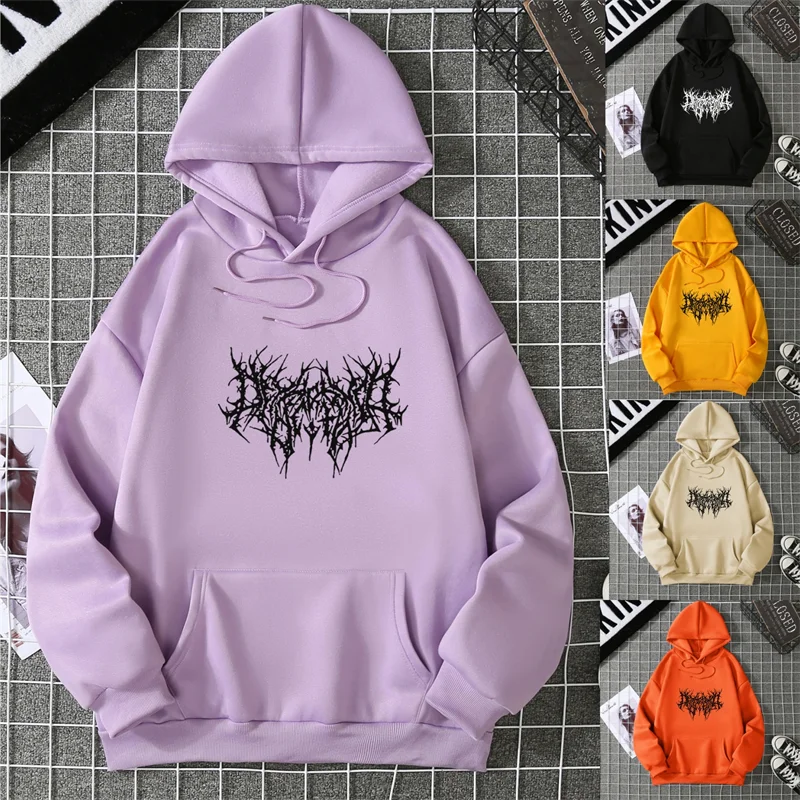 2025 Winter New Women's Hoodie High Street Unisex style Double Pockets Sweatshirts Outerwear Plus-Size Women's Clothing CYXX245.