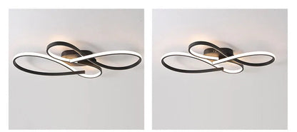 Neue Decke Moderne Kronleuchter Lichter für Wohnzimmer Schlafzimmer Arbeitszimmer Schwarz LED Deckenleuchte für Zimmer Kronleuchter Leuchten.