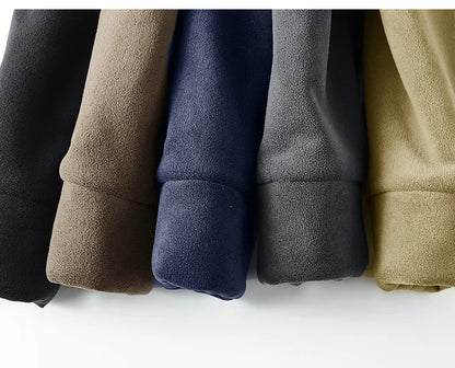 Winter Men Fleece Warm Jackets Mens Windproof Thick Jackets Parkas Coats Men Hooded Casual Outwear Jackets Male LZLLTT