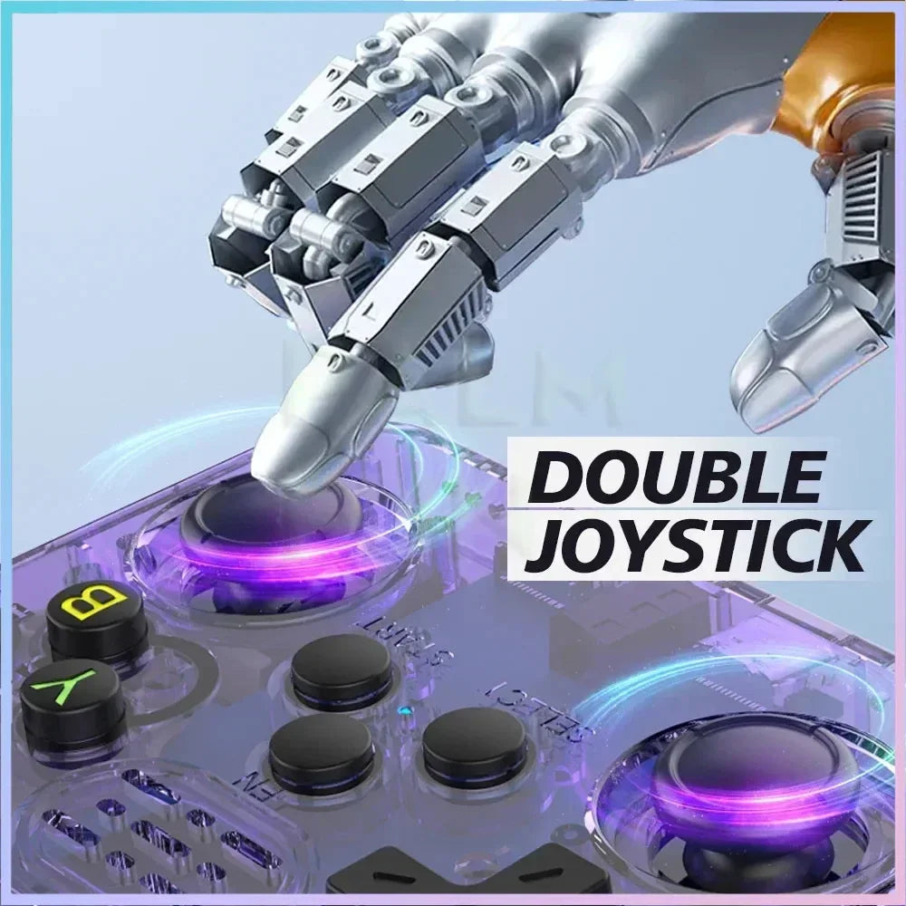 R36S Retro Handheld Game Console 3.5 Inch IPS Screen Linux System Portable Mini Video Player Classic Gaming Emulator 128G.