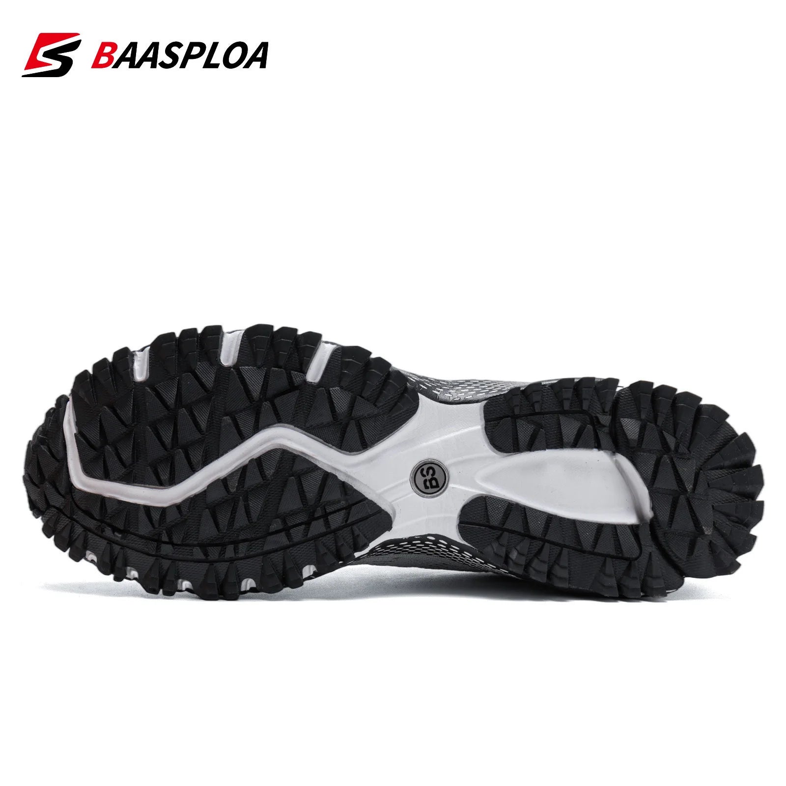 Men's Running Shoes Baasploa Male Sneakers Shoes Breathable Mesh Outdoor Grass Walking Gym Shoes For Men Plus Size 41-50.