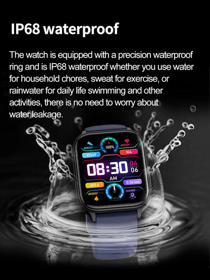 2025 New ECG+PPG Smart Watch Women Heart Rate Blood Lipid Uric Acid Women Menstrual Health Tracker Smartwatches For Android iOS