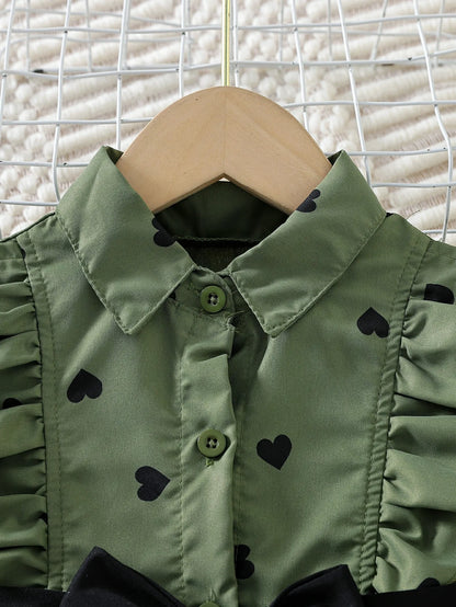 Spring Autumn Girls Clothing Sets New Fashion Shirt + Bottoms 2Pcs Girls Suits Birthday Gift 1 2 3 4 5 6 7 8 Years Kids Clothes.