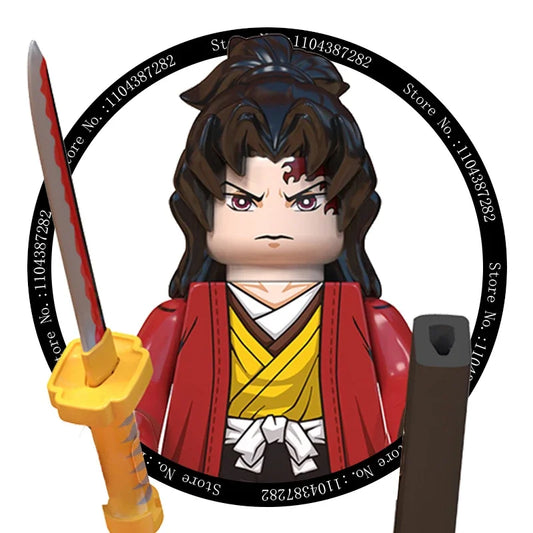 2025 Hot Toys WM6116 WM6138 Demon Slayer Blade Building Blocks Mini Action Figure Accessories Halloween Christmas Gifts for Kids.