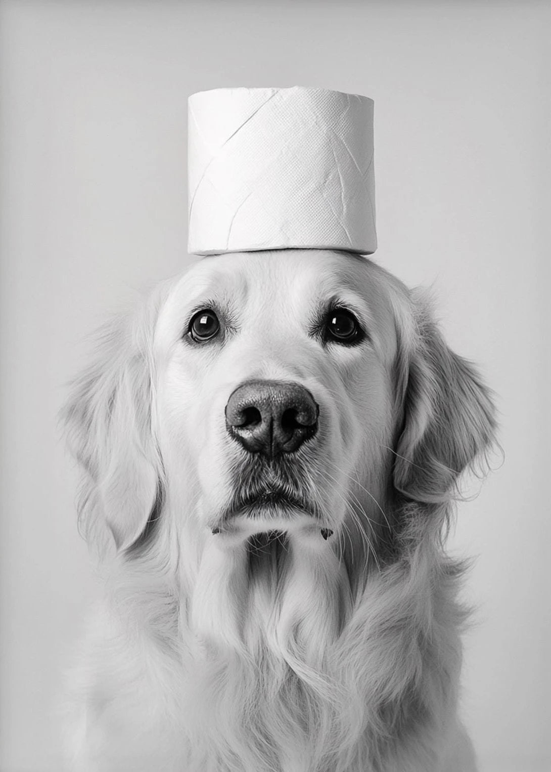 Highland Cow Otter Cat  Raccoon with Toilet Paper Poster Print Canvas Painting Bathroom Wall Art Funny Toilet Humor Home Decor.