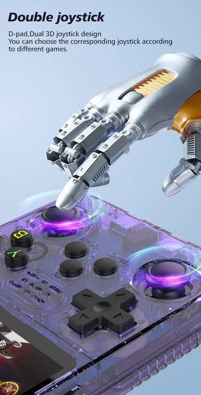 R36S /R36H Retro Handheld Video Game Console Linux System 3.5 Inch IPS Screen Portable Pocket Video Player R35S 64GB 15000 Games.