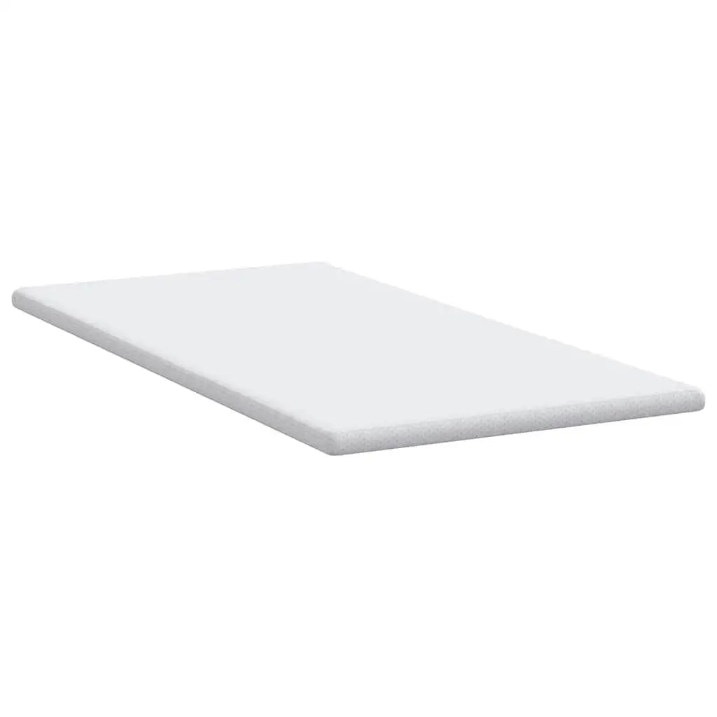 Comfortable White Mattress Pad 90x200cm Soft Polyester Jacquard Fabric Bedding Essential.