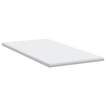 Comfortable White Mattress Pad 90x200cm Soft Polyester Jacquard Fabric Bedding Essential.