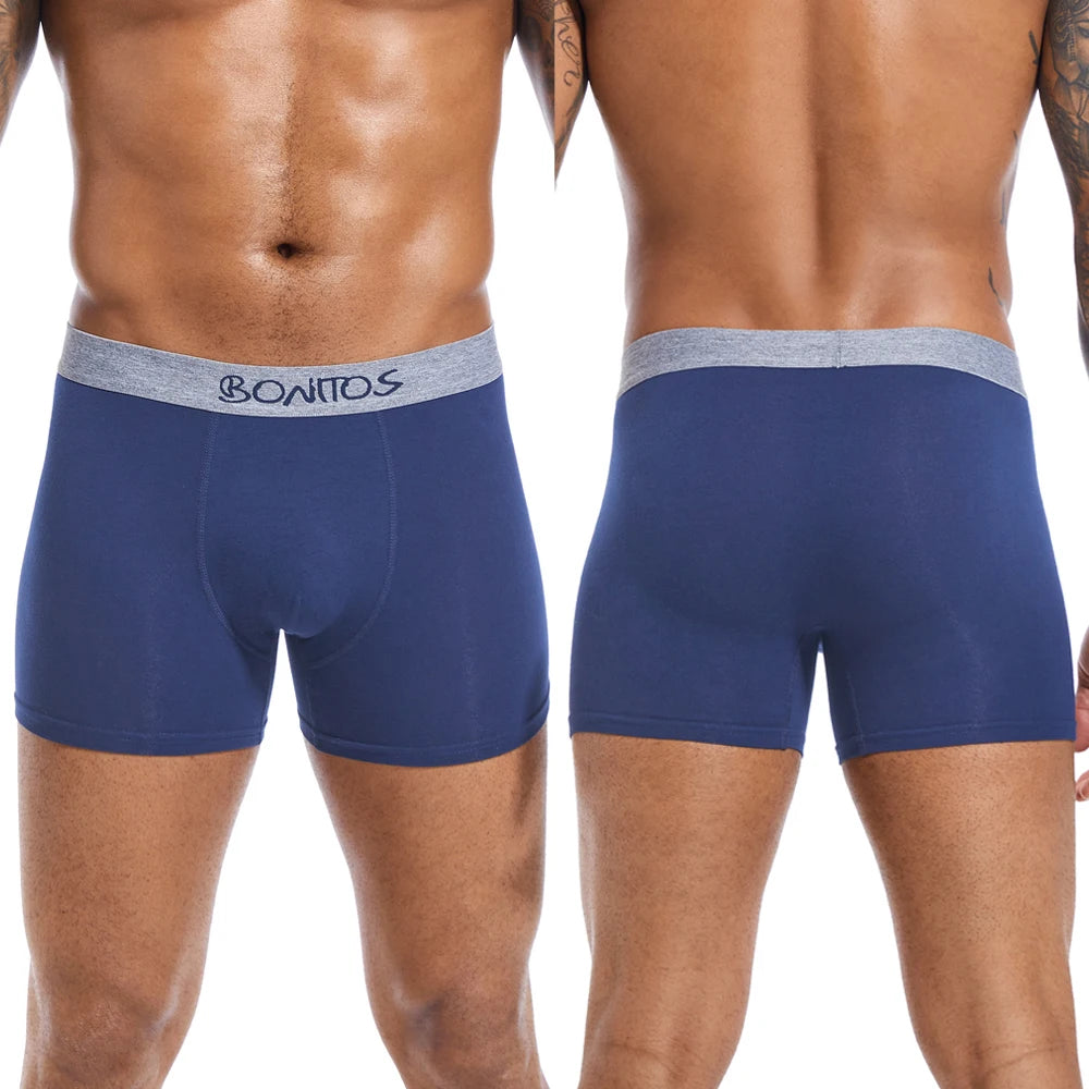 4 stücke Mann Unterwäsche Baumwolle Boxer Shorts Sexy Unterhosen Slip Herren Boxershorts männer Höschen Pack Marke
