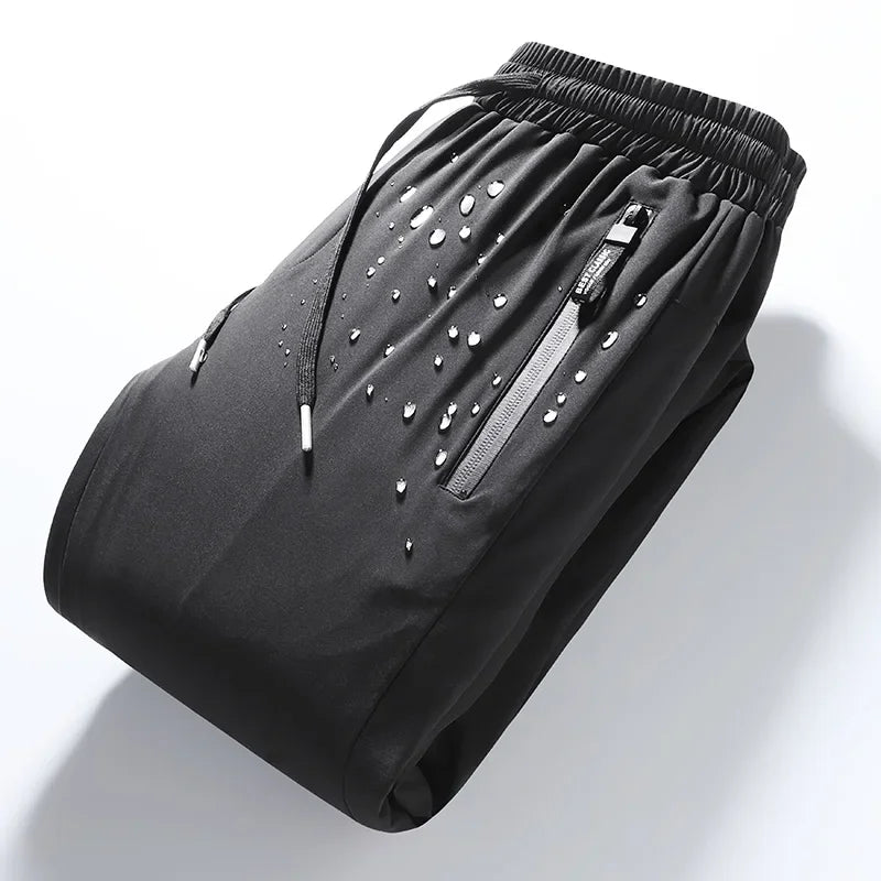 Winter Thick Warm and Windproof White Duck Velvet Legged Pants, New Down Pants for Outward Wearing, Cold Proof Sports Pants.