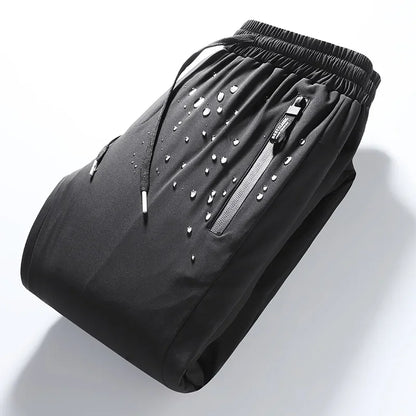 Winter Thick Warm and Windproof White Duck Velvet Legged Pants, New Down Pants for Outward Wearing, Cold Proof Sports Pants.