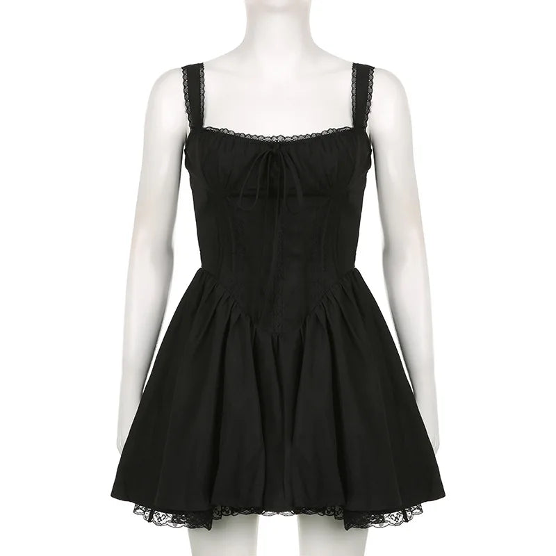 Weiß Spitze Up Rüschen Backless Sexy Kleider Frauen 2023 Roben Elegante Abend Party Kleid Bodycon Mini Sommer Kleid Vestidos