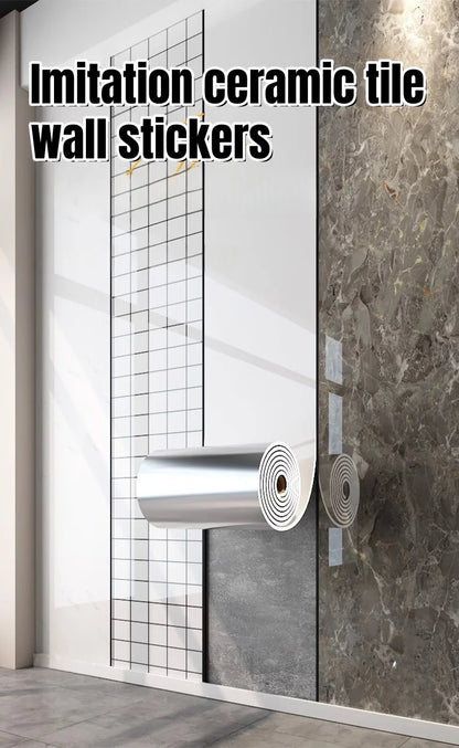 3D Wall Panels Self-Adhesive Wallpapers Marble Foam Thickened Wall Stickers for Ceiling Showers Bathrooms Living Room Decoration