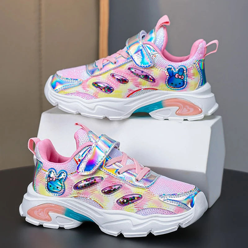 Cute Girls Shoes Children Platform Sneaker 2025 New Autumn Kids School Casual Tenis Shoes Daily Girls Sneaker 4 To 12 Years.