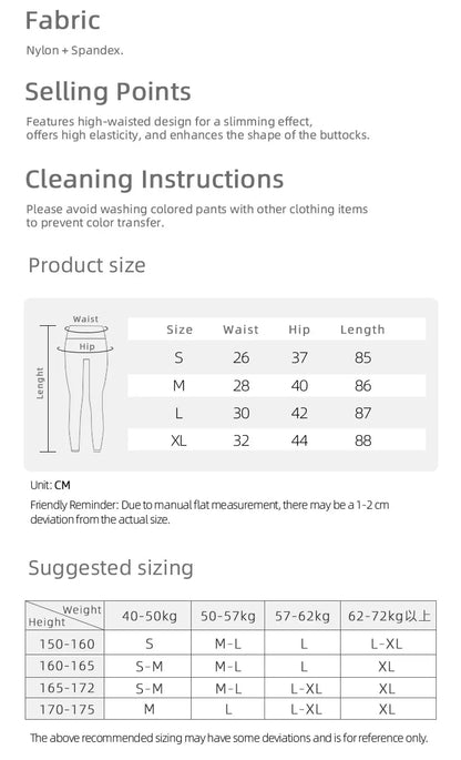 Summer High-Waisted Yoga Pants - 4-Way Stretch Quick-Dry Workout Leggings for Running Cycling Gym Fitness.